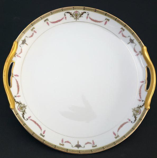 Noritake China Double Handle Cake Plate - The Sahara Pattern 1920s-1930s