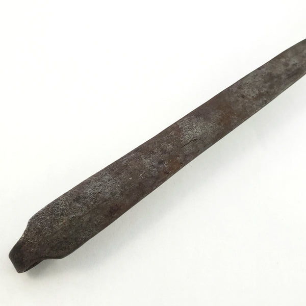 19th Century Hand-Forged Wrought Iron Spatula 15"