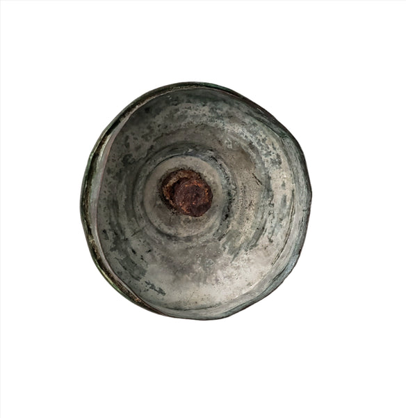 Antique Copper Tea Kettle with Gooseneck Spout 12"
