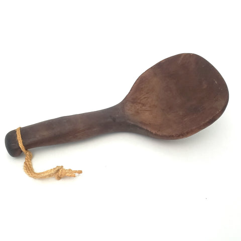 Antique Wooden Butter Bowl Paddle