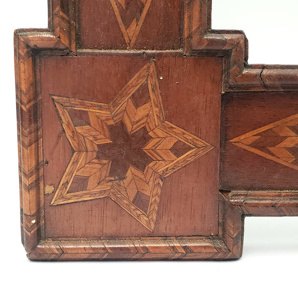 Early Art Deco Wooden Inlay Frame 26 1/2" x 8 1/2"