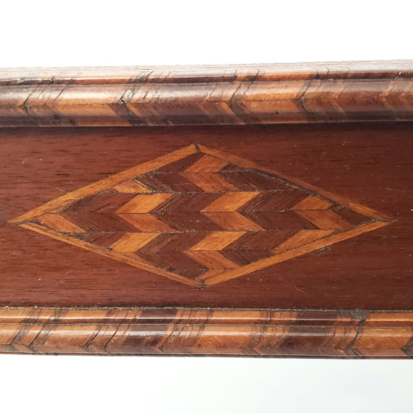 Early Art Deco Wooden Inlay Frame 26 1/2" x 8 1/2"