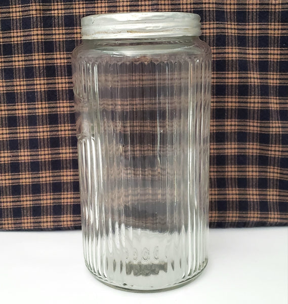 Antique Hoosier Cabinet Traditional Mission Glass Jar by Sneath Glass