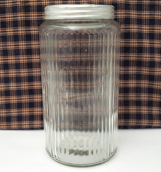 Antique Hoosier Cabinet Traditional Mission Glass Jar by Sneath Glass