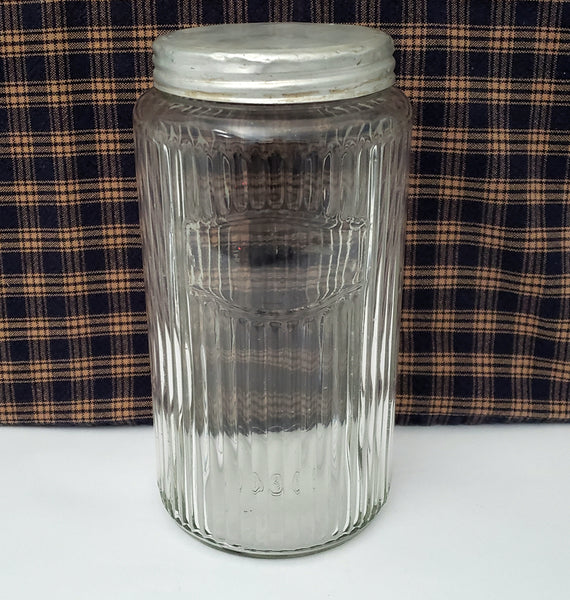 Antique Hoosier Cabinet Traditional Mission Glass Jar by Sneath Glass