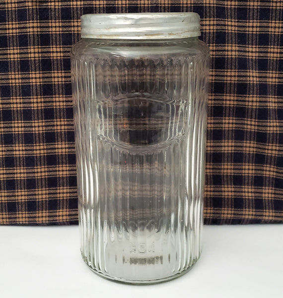 Antique Hoosier Cabinet Traditional Mission Glass Jar by Sneath Glass