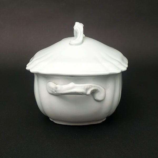 Antique Small  White Ironstone Gravy Sauce Tureen by Johnson Brothers England