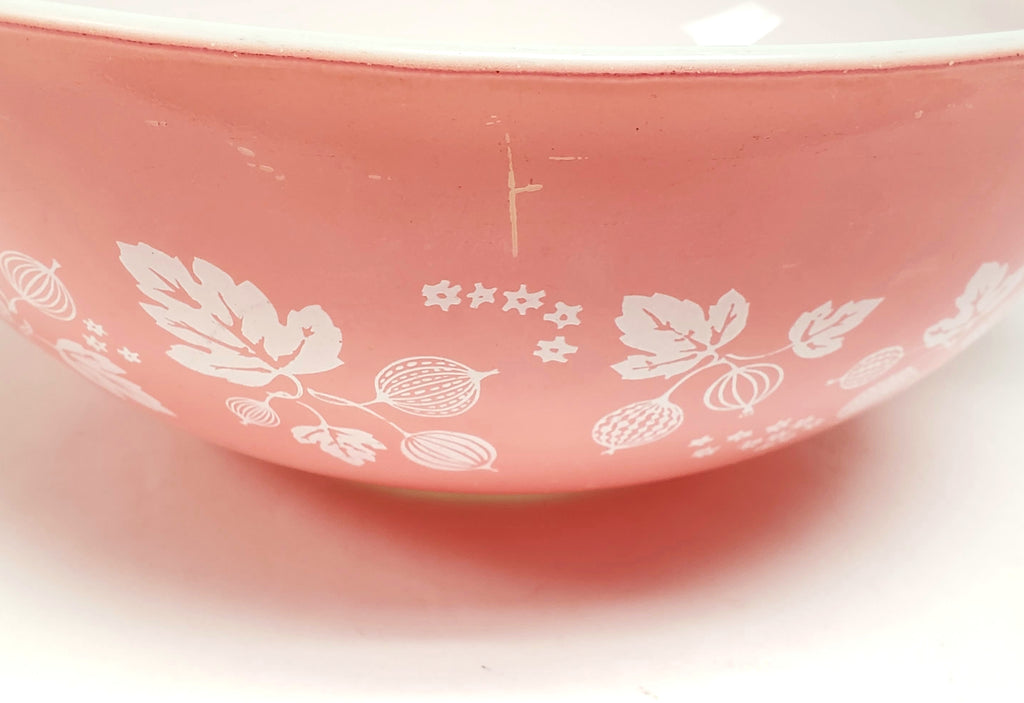 Vintage Pyrex Large Mixing Bowl Smoke Glass Bowl 325 Pink 