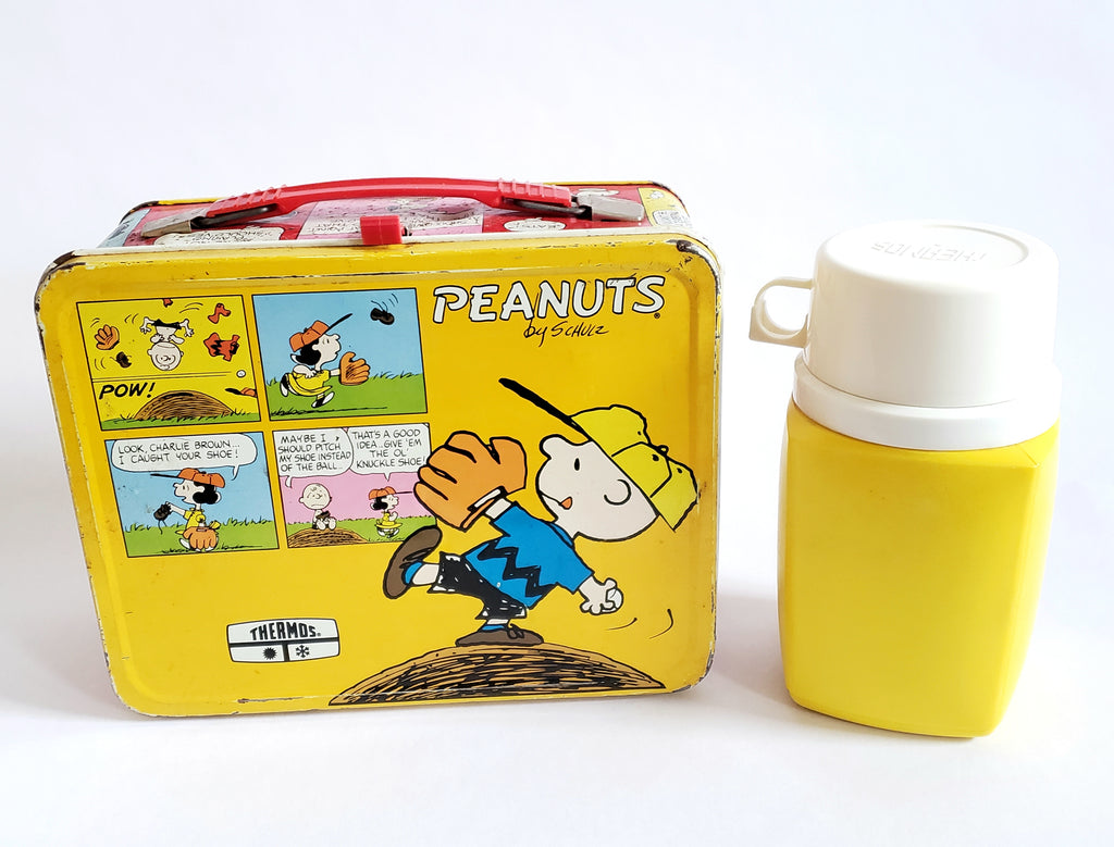 Charlie Brown Blue Thermos Insulated Soup Container — Selling Peanuts
